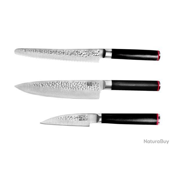 Essential 3-Piece Knife Set - Pakka Collection