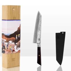 Kiritsuke Knife 21 cm - Bunka Damascus Collection
