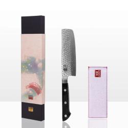 Nakiri Knife 16.5 cm - Hashi Tsuchime Collection