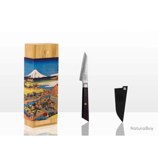 Paring Knife 9 cm - Bunka Damascus Collection