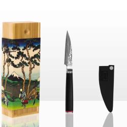 Paring Knife 9 cm - Pakka Damascus Collection