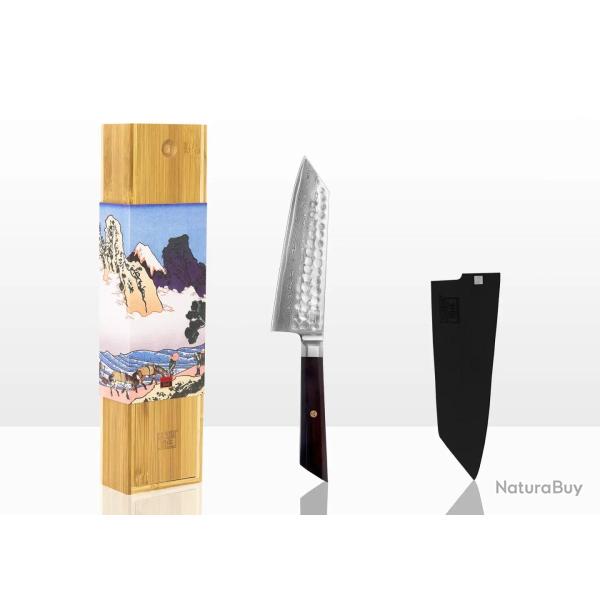 Santoku Knife 17 cm - Bunka Damascus Collection
