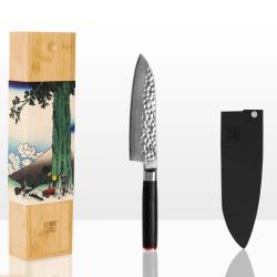 Santoku Knife 18 cm - Pakka Damascus Collection