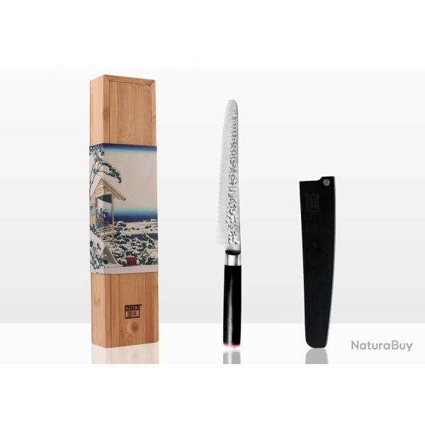 Serrated Bread Knife 20 cm blade - Pakka Collection
