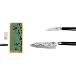 Starter 3-Piece Knife Set - Pakka Collection (sharpening set)