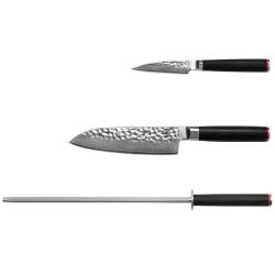 Starter 3-Piece Knife Set - Pakka Damascus Collection