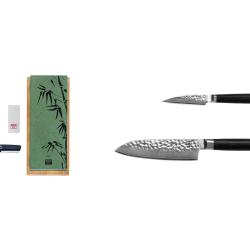 Starter 3-Piece Knife Set - Pakka Damascus Collection (Sharpening Set)