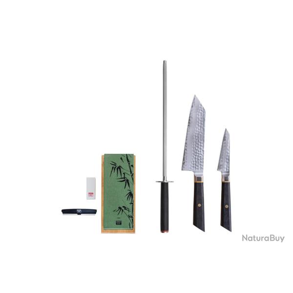 Starter 4-Piece Knife Set - Bunka San-Mai Collection