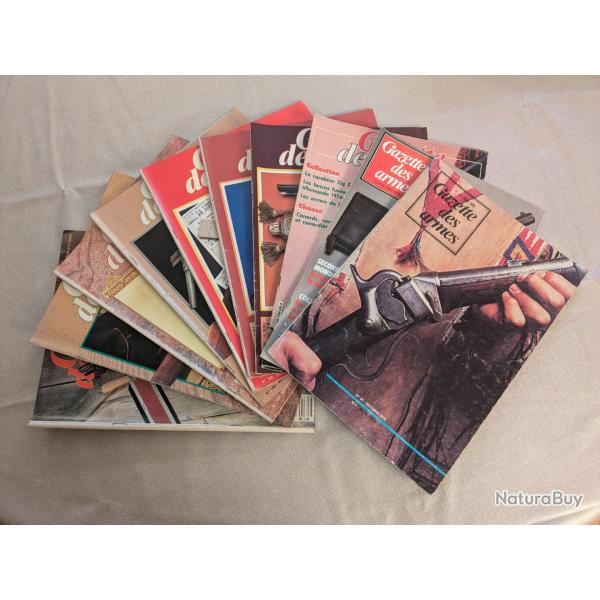 La Gazette des Armes : Lot de 10 revues ( R�f GA 3 )
