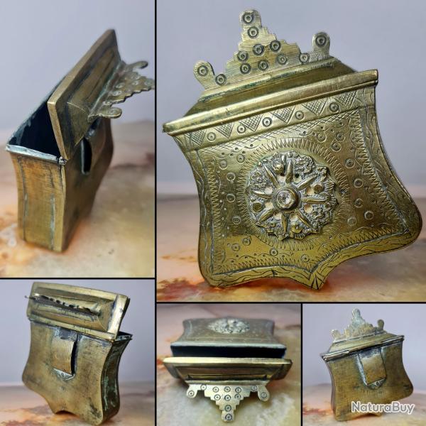 Ottoman ancien tombac Palaska - dor� au feu, poin�on - 19e si�cle