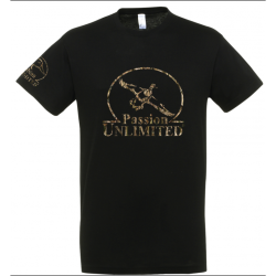 TEE SHIRT PASSION UNLIMITED NOIR - GABION UNLIMITED M