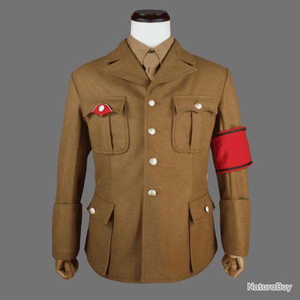 Tunique Brune de Dirigeant Politique NSDAP - Reproduction WW2 L