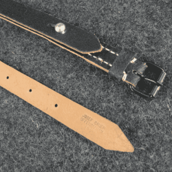 Sangle en cuir allemand marqu&eacute;e 1940 attache rapide