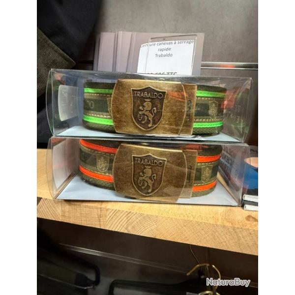 Ceinture canevas � serrage rapide Trabaldo
