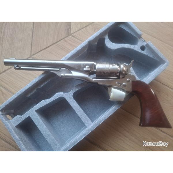 Revolver Pietta COLT 1860 ARMY ACIER grav� Calibre 44