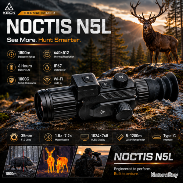 Lunette thermique KECK NOCTIS N5L