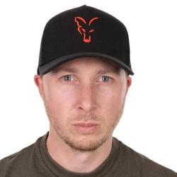 FOX COLLECTION TRUCKER CAP - BLACK/ORANGE FOX