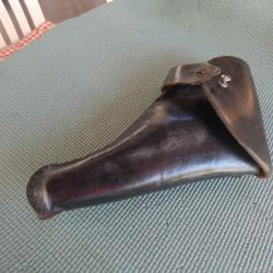 holster Anglais en cuir &agrave; identifier