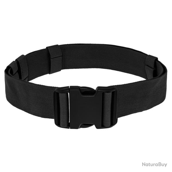 Ceinturon Tactique Mil-Tec 5cm Coton Quick Release Ajustable Noir Militaria EDC
