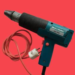 Pistolet &agrave; air chaud/d&eacute;capeur thermique 2 vitesse Black & Decker HG 992 tr&egrave;s bon &eacute;tat fonctionnel