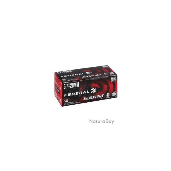 FEDERAL 5.7X28 40GR FMJ X50