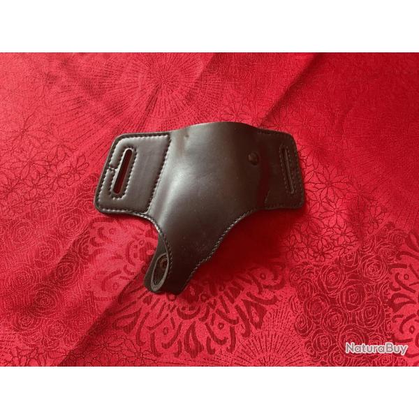 Holster de ceinturon en cuir neuf pour armes de poings, pas de prix de r�serve