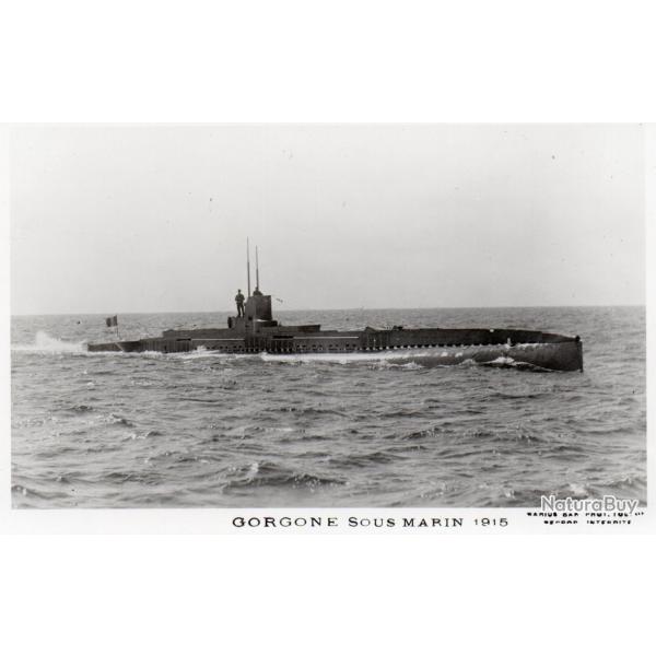 Carte postale ancienne Sous-marin Gorgone 1915 - N�8937