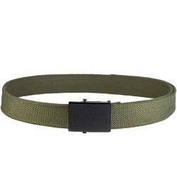 Ceinture Tactique Mil-Tec 40mm Polyester Boucle M&eacute;tal Ajustable Olive EDC Outdoor