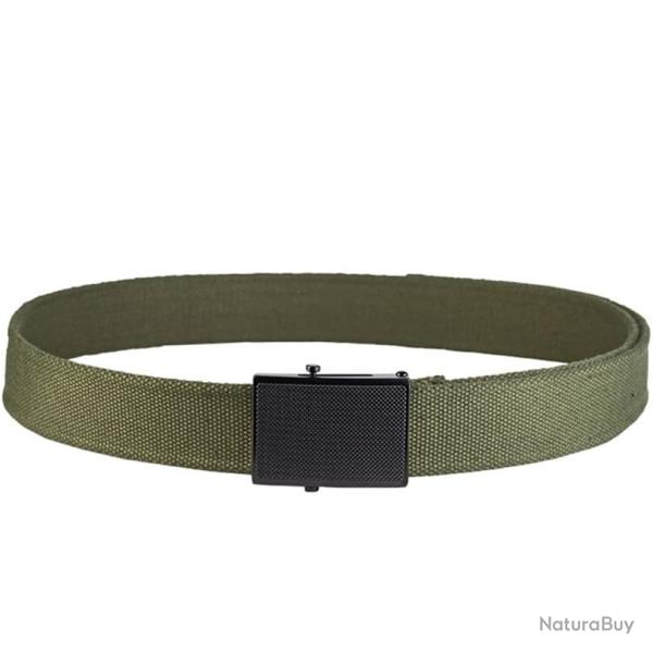 Ceinture Tactique Mil-Tec 40mm Polyester Boucle M�tal Ajustable Olive EDC Outdoor