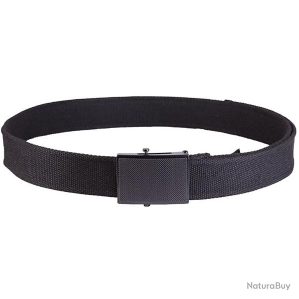 Ceinture Tactique Mil-Tec 40mm Polyester Boucle M�tal Ajustable Noir EDC Outdoor