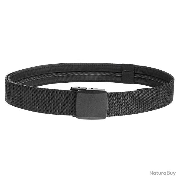 Ceinture Tactique Badger Outdoor Traveller Money Belt Poche Secr�te Zipp�e 40mm Noir