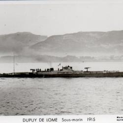 Carte postale ancienne - Sous-marin Dupuy de L&ocirc;me 1915 - N&deg;8938
