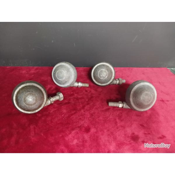 Lot de 4 roulettes Ball Caster vintage Shepherd  50's -  70's
