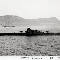 Carte postale ancienne Sous-marin Joessel 1917- N&deg;8939