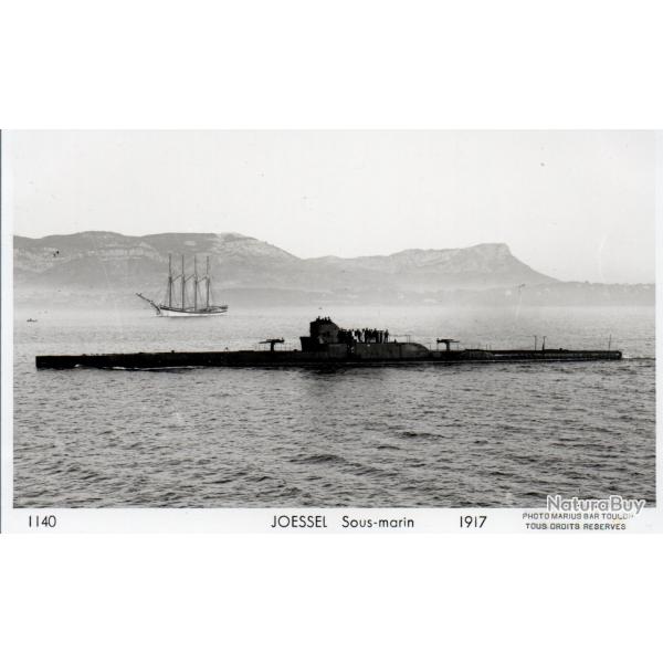 Carte postale ancienne Sous-marin Joessel 1917- N�8939