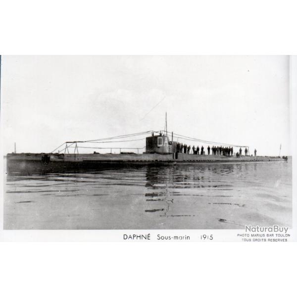 Carte postale ancienne Sous-marin Daphn� 1915- N�8940