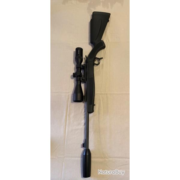 Carabine Bergara Scout 222 Rem 51 cm / Lunette Urikan / R�ducteur de son Freyr et Devik
