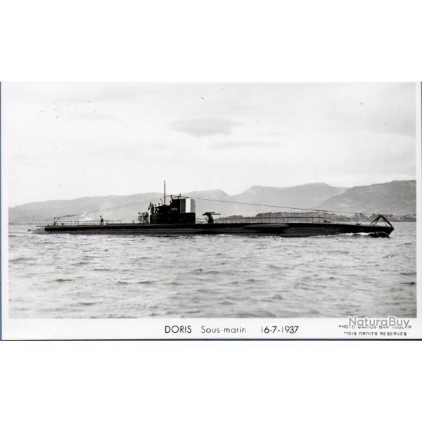 Carte postale sous-marin Doris 16-7-1937- N�8941