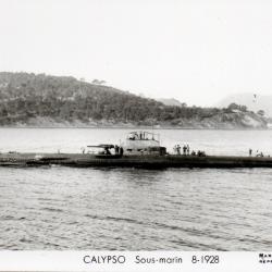 Carte postale ancienne - Sous-marin Calypso 1928 - Marius Bar Photographe- N&deg;8942