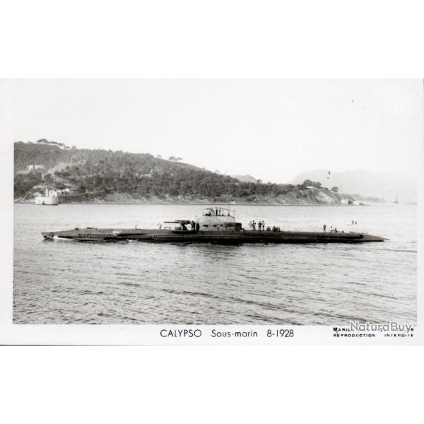 Carte postale ancienne - Sous-marin Calypso 1928 - Marius Bar Photographe- N�8942