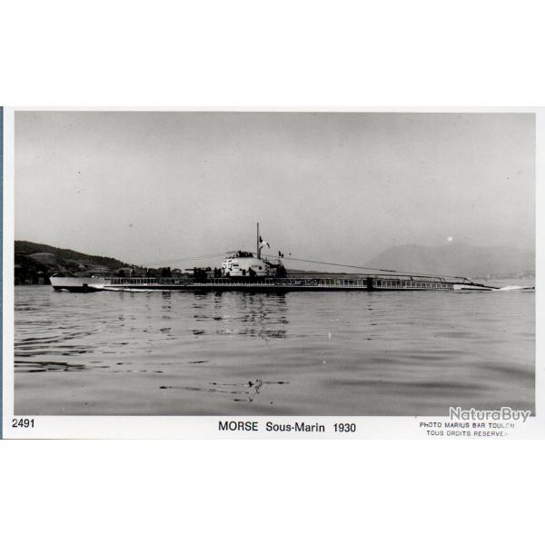 Carte postale - Sous-marin Morse 1930- N�8947