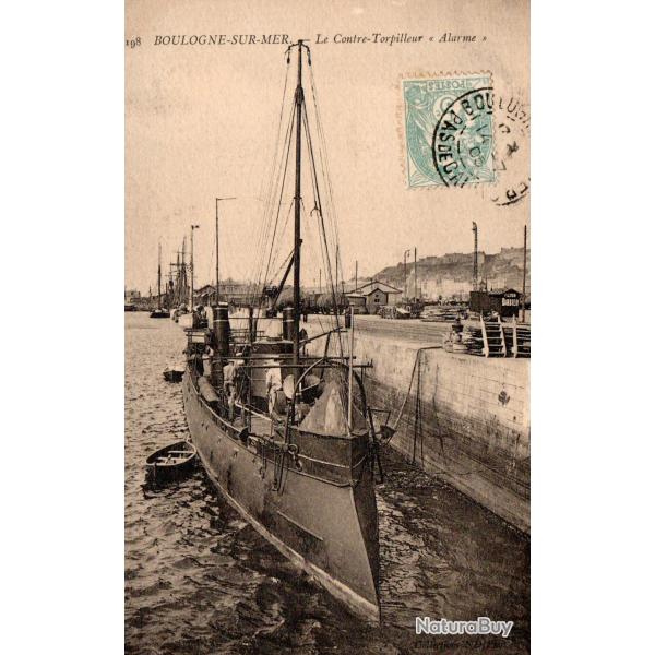 Carte postale  - Boulogne-sur-Mer, Le Contre-Torpilleur Alarme - N�8949