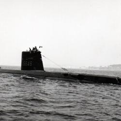 Photographie du sous-marin Galat&eacute;e S646, 13 juillet 1982 - N&deg;8951