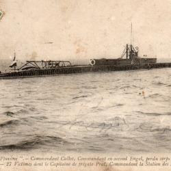 Carte postale ancienne - Sous-marin Pluviose 1910 - N&deg;8953