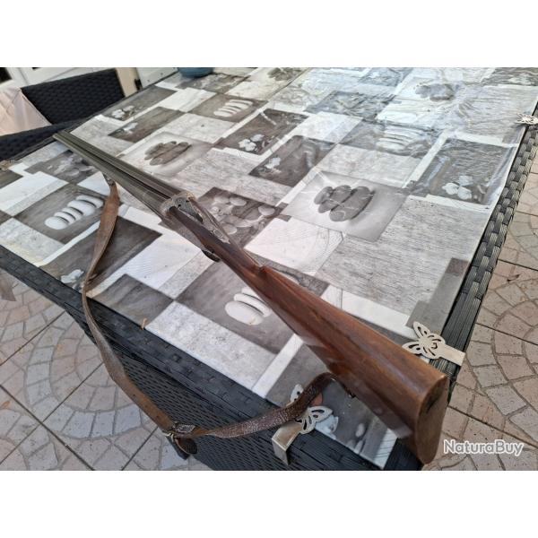 Fusil de chasse 12/70 de marque bernardelli cardone dessin platine bon etat