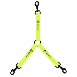ACCOUPLE JAUNE POUR 3 CHIENS