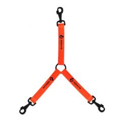 ACCOUPLE ORANGE POUR 3 CHIENS
