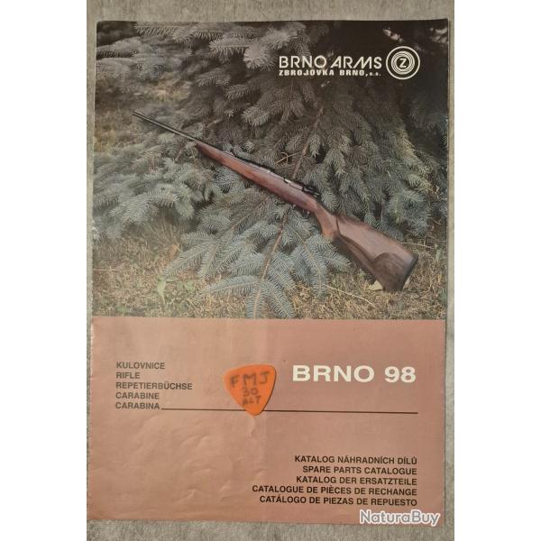 Notice pour carabine BRNO 98