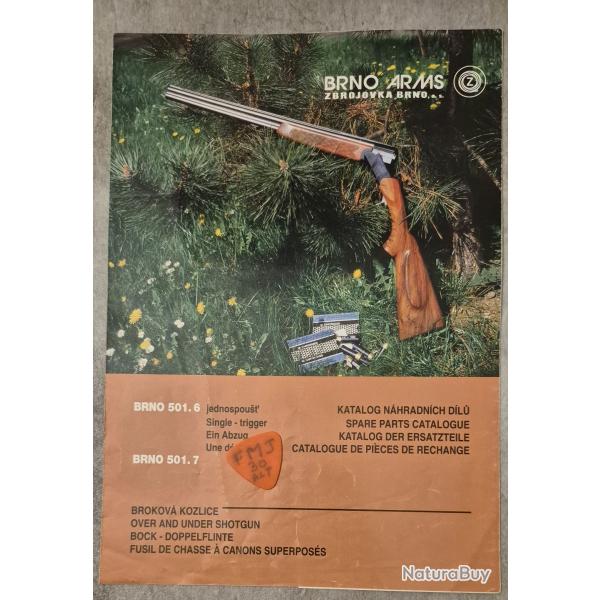 Notice pour fusil BRNO 501.6 et 501.7