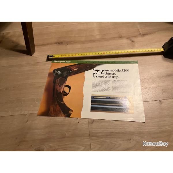 Ancienne pub d�pliant remington